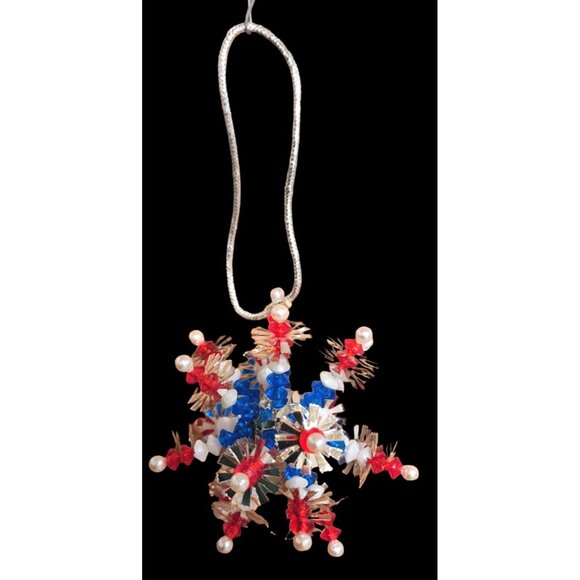 Diorama Kitsch Christmas Ornament Pushpin Handmade Mid Century Unique•Orn2 - Picture 4 of 7